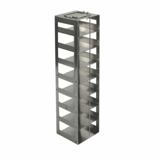 Aluminum Square Vial Box Racks 7-3 Large Rack