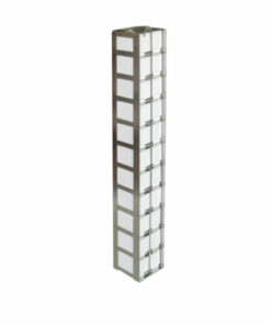 Aluminum Square Vial Box Racks 11-3 Mini Rack
